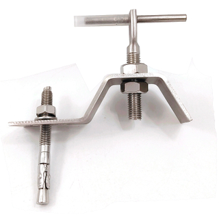 Stainless Steel SS201 SS304 Plain Curtain Wall Stone Cladding Soffit Anchor