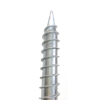 Hot DIP Galvanized Carbon Steel Customized Photovoltaic Pile Ground Screw for Solar System