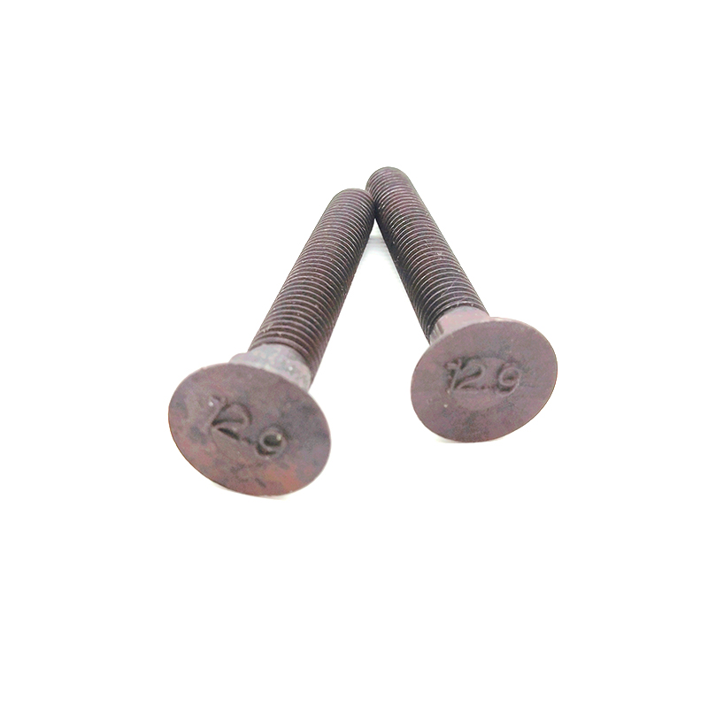 Carbon Steel Grade 12.9 High Strength Black Counersunk Square Neck Bolt