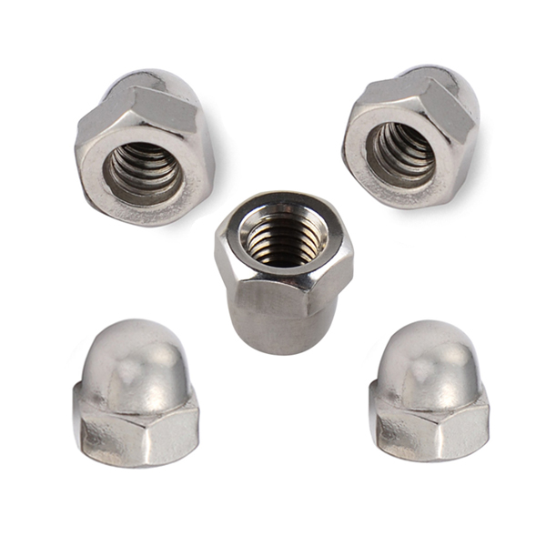 304 Stainless Steel DIN 1587 M6 F594 Hex Domed Cap Nut / Acorn Nuts