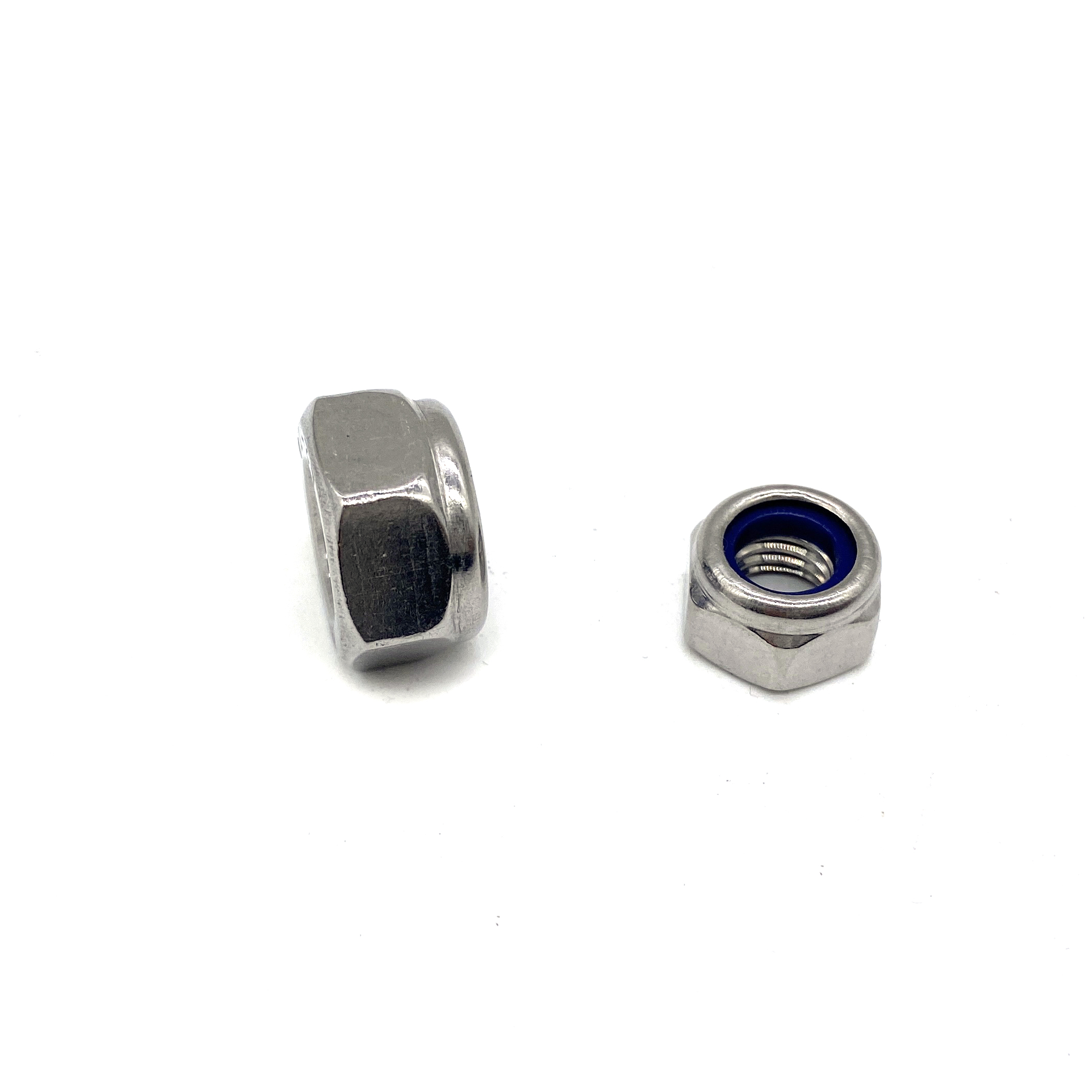 Din Din Stainless Steel White Nylon Self Lock Nut Buy