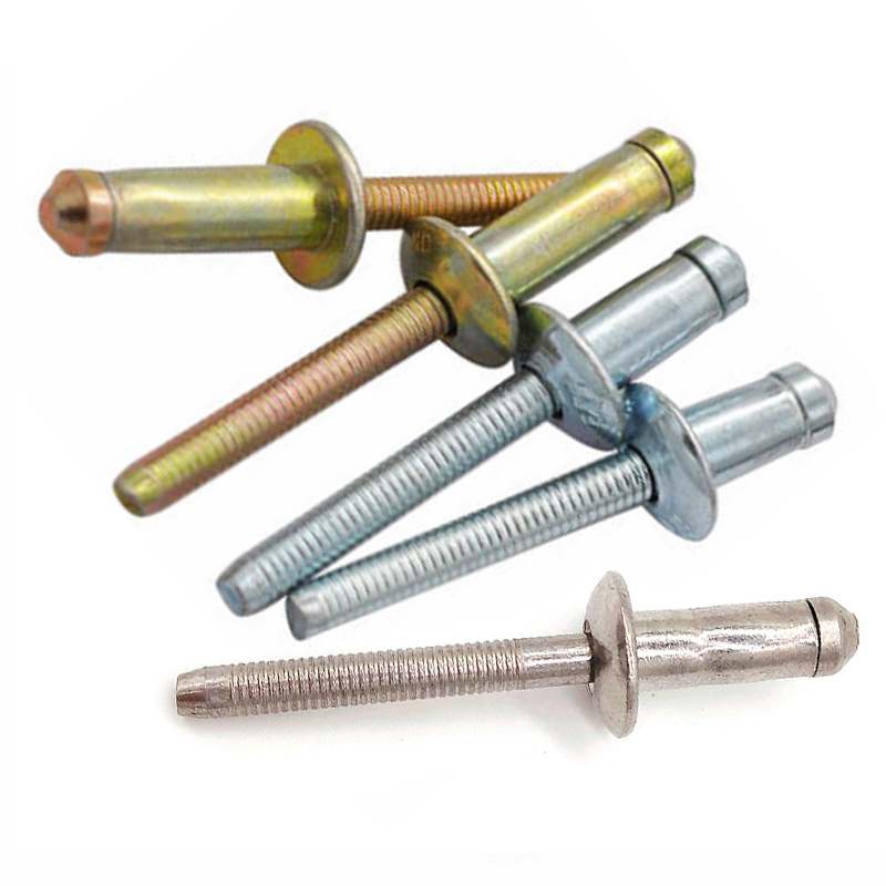 Color Zinc Plated Carbon Steel Hemlock Blind Rivet for Automotive And
