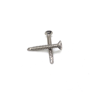 Stainless Steel 304 316 Square Recessed Flat Head Countersunk Head Self Drilling Screw