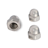 Astm A194 Stainless Steel 304 316 Coarse Domed Flange Nut Hex Head Dome Cap Nut 