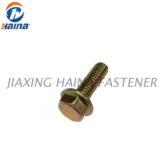 DIN6921 Grade 4.8 / 8.8 Blue Zinc Plated Flange Bolts
