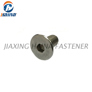 DIN7991 Stainless Steel 304 SS304 Flat Head Socket Screw