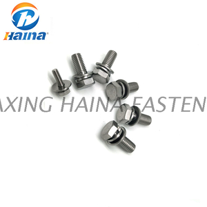 Stainless Steel A2-70 316L Hex Head SEM Combine Machine Screw