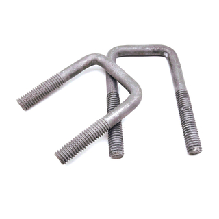 China Manufacturer M10 M12 M16 carbon steel HDG square U type Bolt for electric power