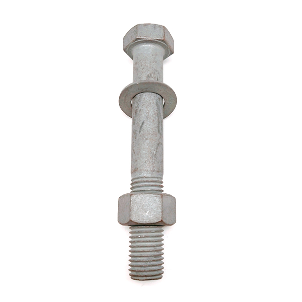 Steel Hexagon Head Fine Pitch Long Shank Power Bolt And Hex Nut with Flat Washer Buy Power