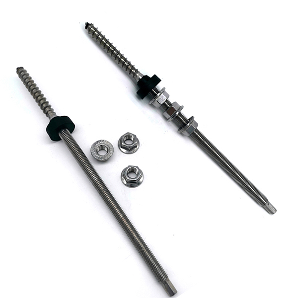 Stainless Steel SUS 304 M6 Metric Solar Mounting Tin Roof Double End