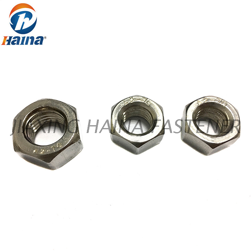 6 to M24 DIN 934 M1 Hex Nuts Stainless Steel A2-70 