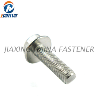 DIN6921 Stainless Steel A2-70 Hex Head Flange Bolts With Serrated