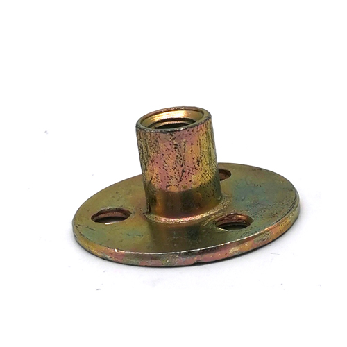 Carbon Steel A270 Size Zinc Plated Round Base T Nut Brad Hole Tee Nut