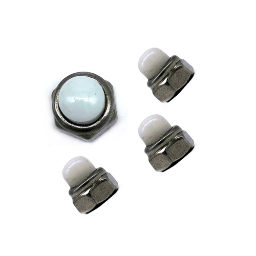 A270 Wholesale metric Stainless steel heavy hexagon Nylon Cap Nuts